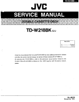 JVC TDW-218-BK-Service-Manual